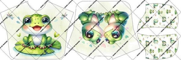 Panneau poncho Jasper la Grenouille