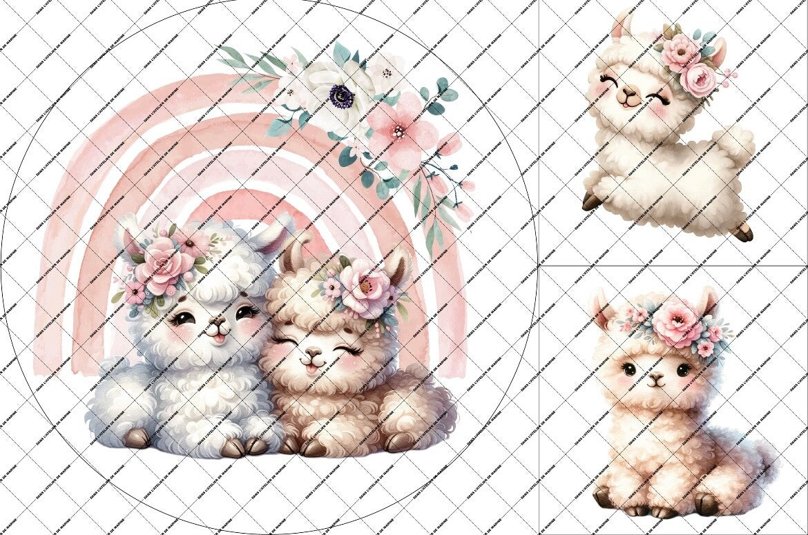 Panneau tapis rond + coussin Hirma