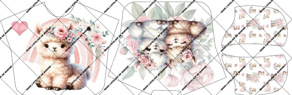 Panneau poncho de bain Hirma