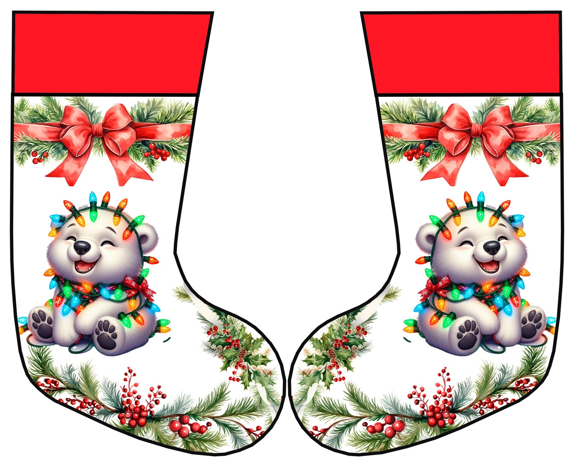 Panneau chaussette Ourson