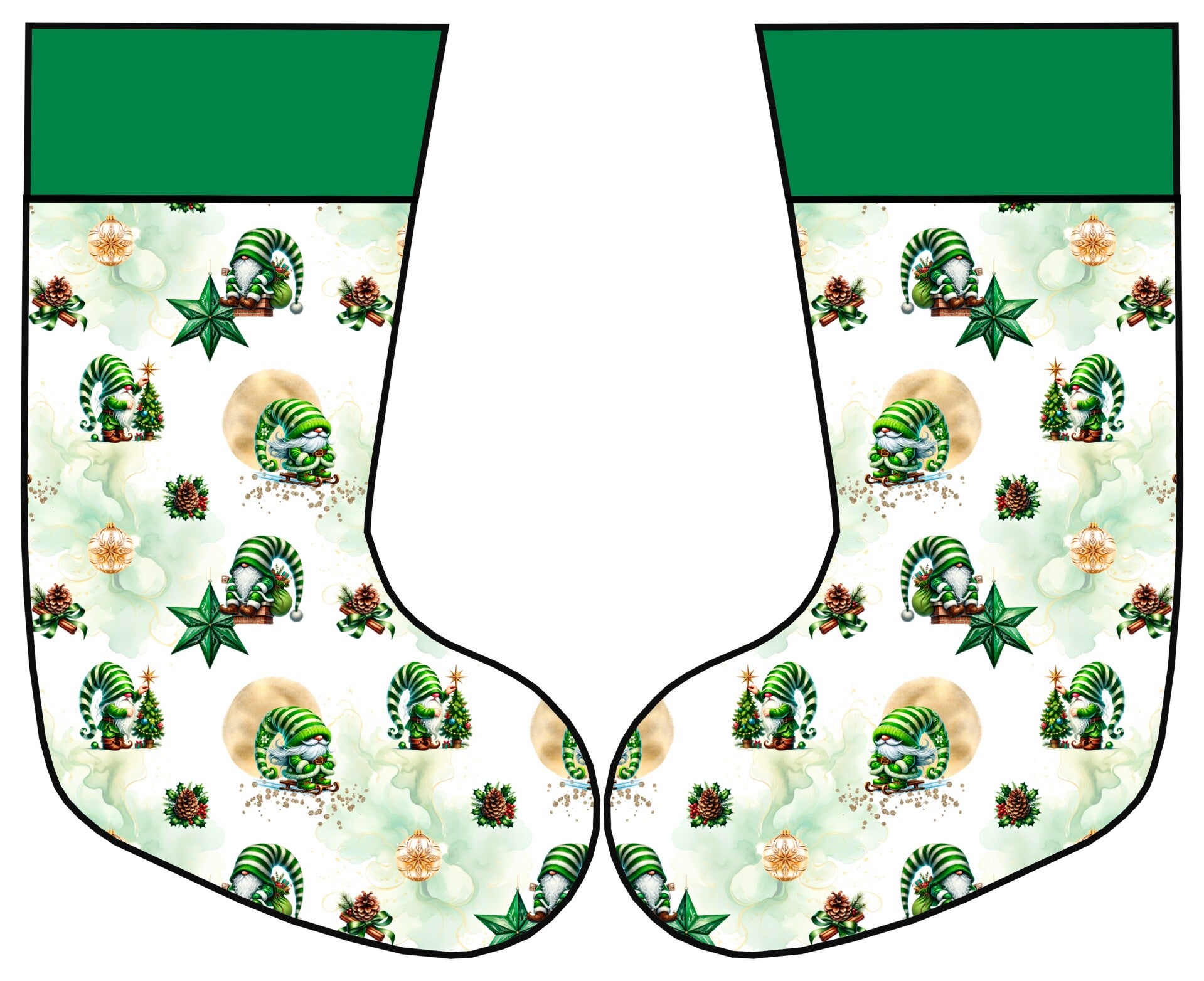 Panneau chaussette Gnomes