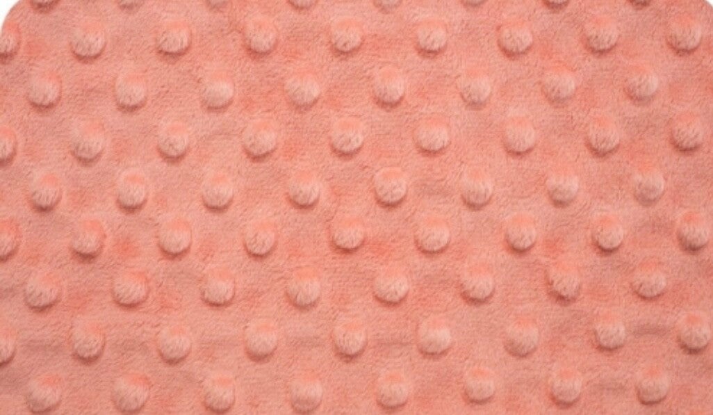 Minky à pois Papaye