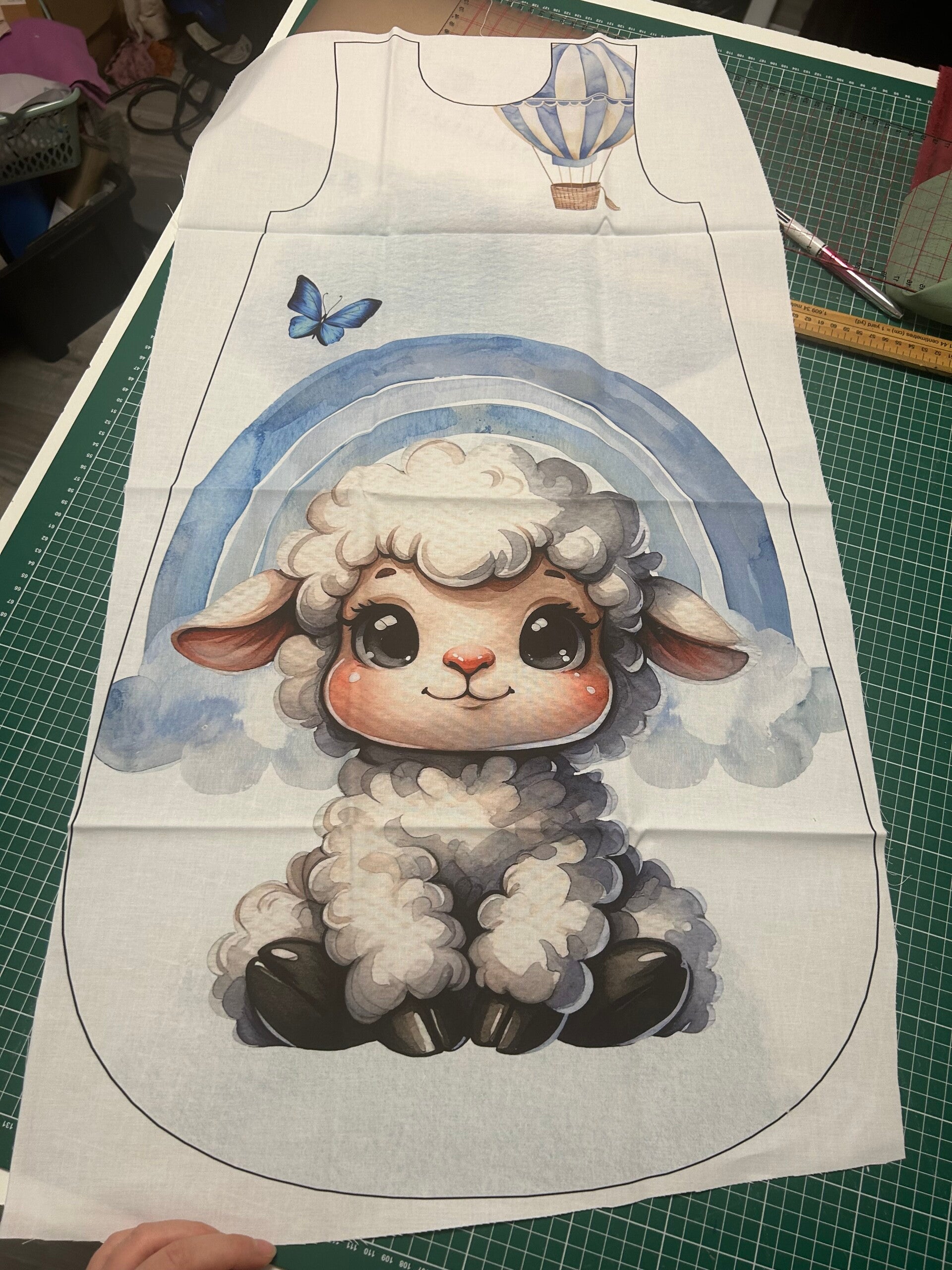 Devant panneau gigoteuse 6-18 mois Bibou