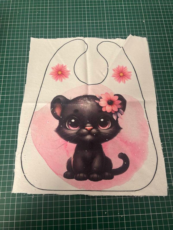 Panneau grand bavoir Mistigri EN STOCK