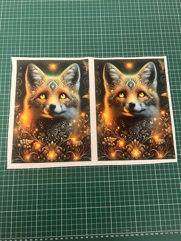 Panneau pochette a livre de poche Renard féérique EN STOCK