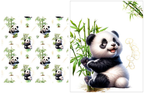 Pack piscine Joyeux panda