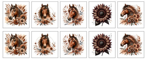 Panneau lingette Cheval EN STOCK