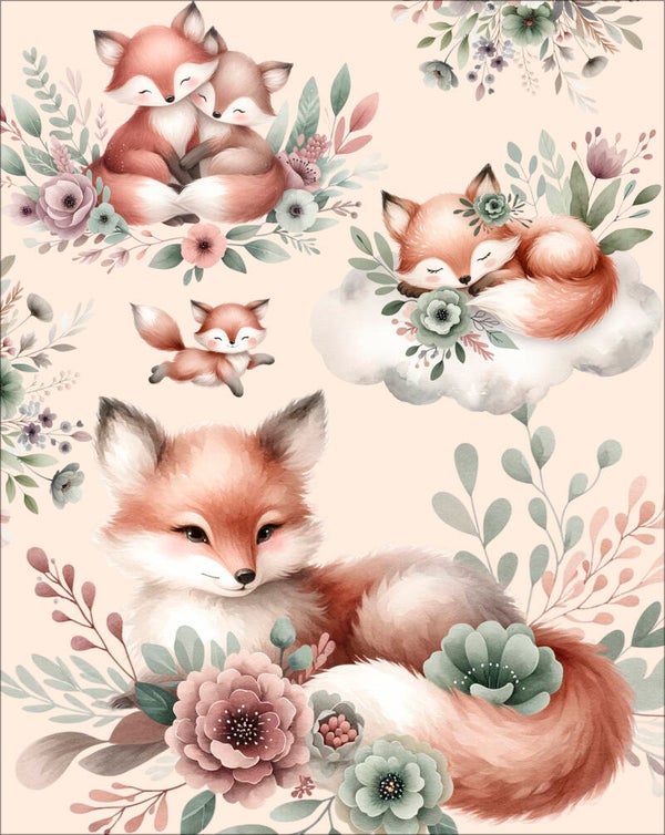 Vente flash - couverture renard boho