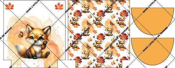 Panneau sac maternelle Maple Fox EN STOCK