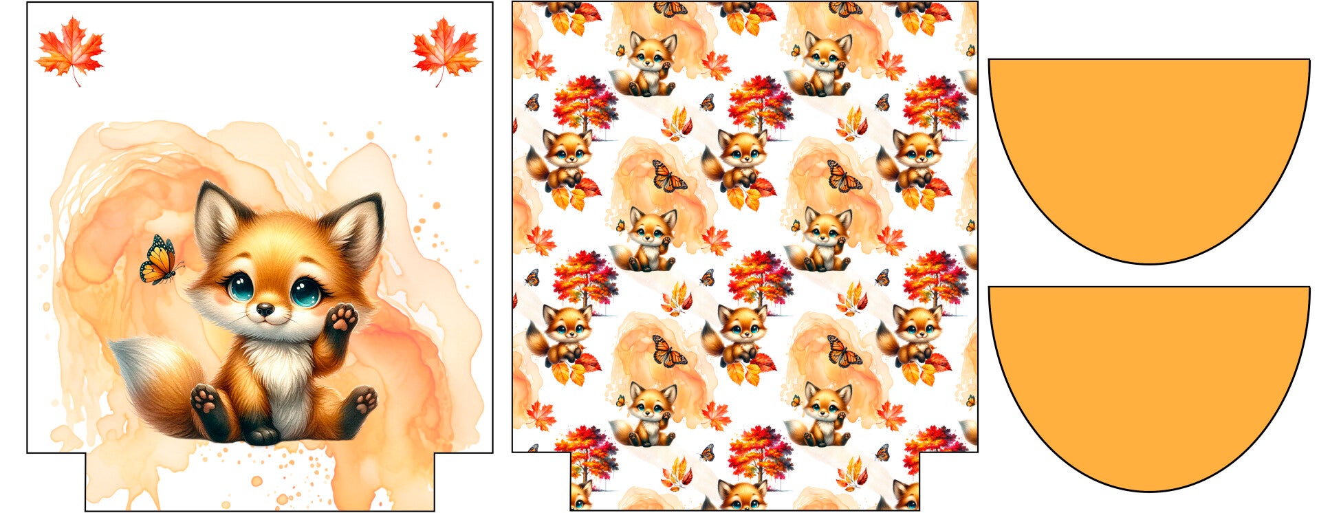 Kit sac maternelle Maple Fox