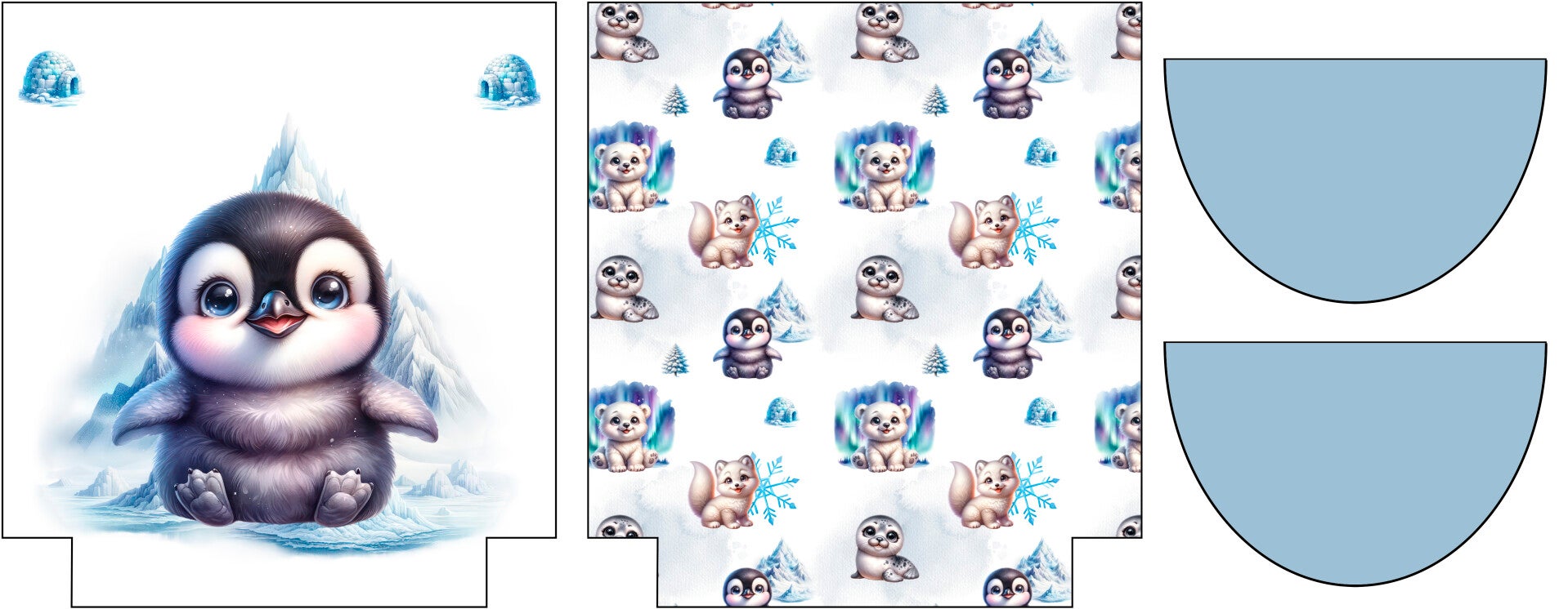 Kit sac maternelle Snow