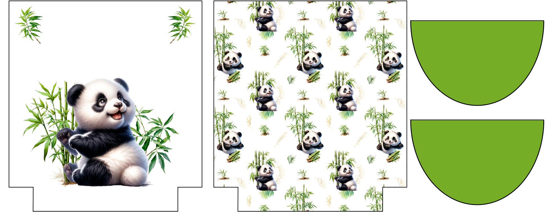 Kit sac maternelle Joyeux Panda