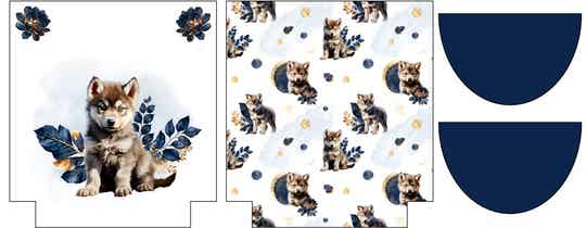 Sac maternelle Loup Abyssal