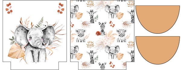 Panneau sac maternelle Savane Boho EN STOCK