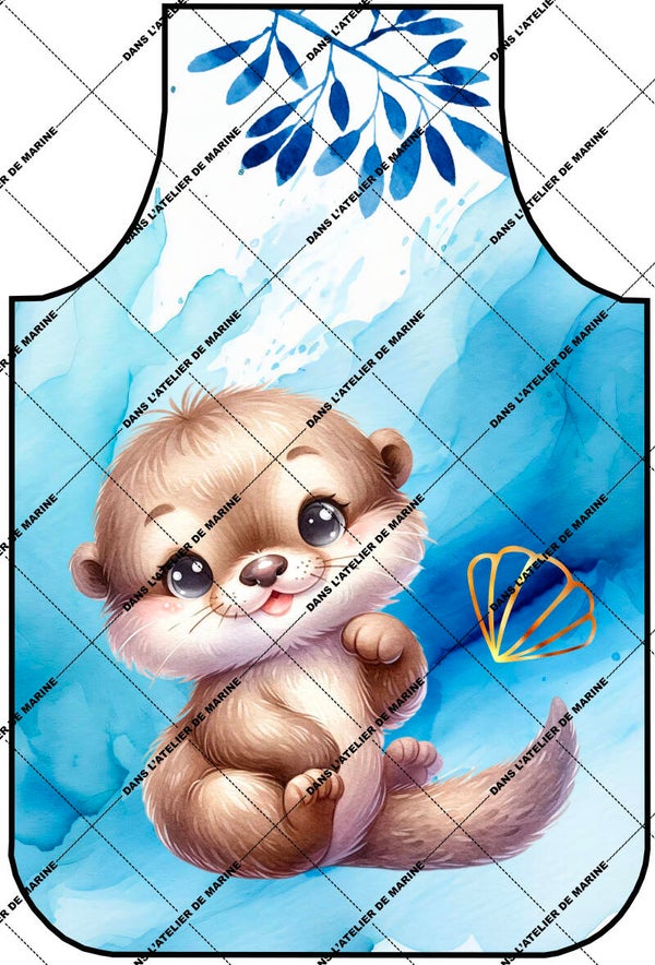 Panneau tablier 2/5 ans Milo La Loutre EN STOCK