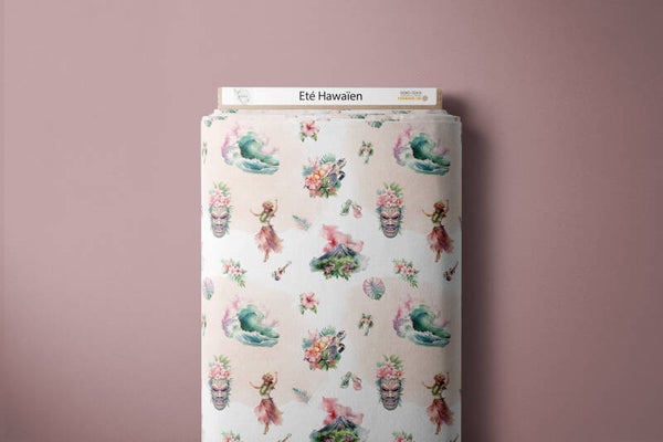 Été Hawaïen ( satin de coton )