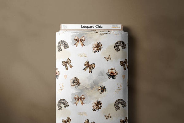 Léopard Chic ( coton ) EN STOCK