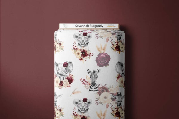 Savannah Burgundy ( coton ) EN STOCK