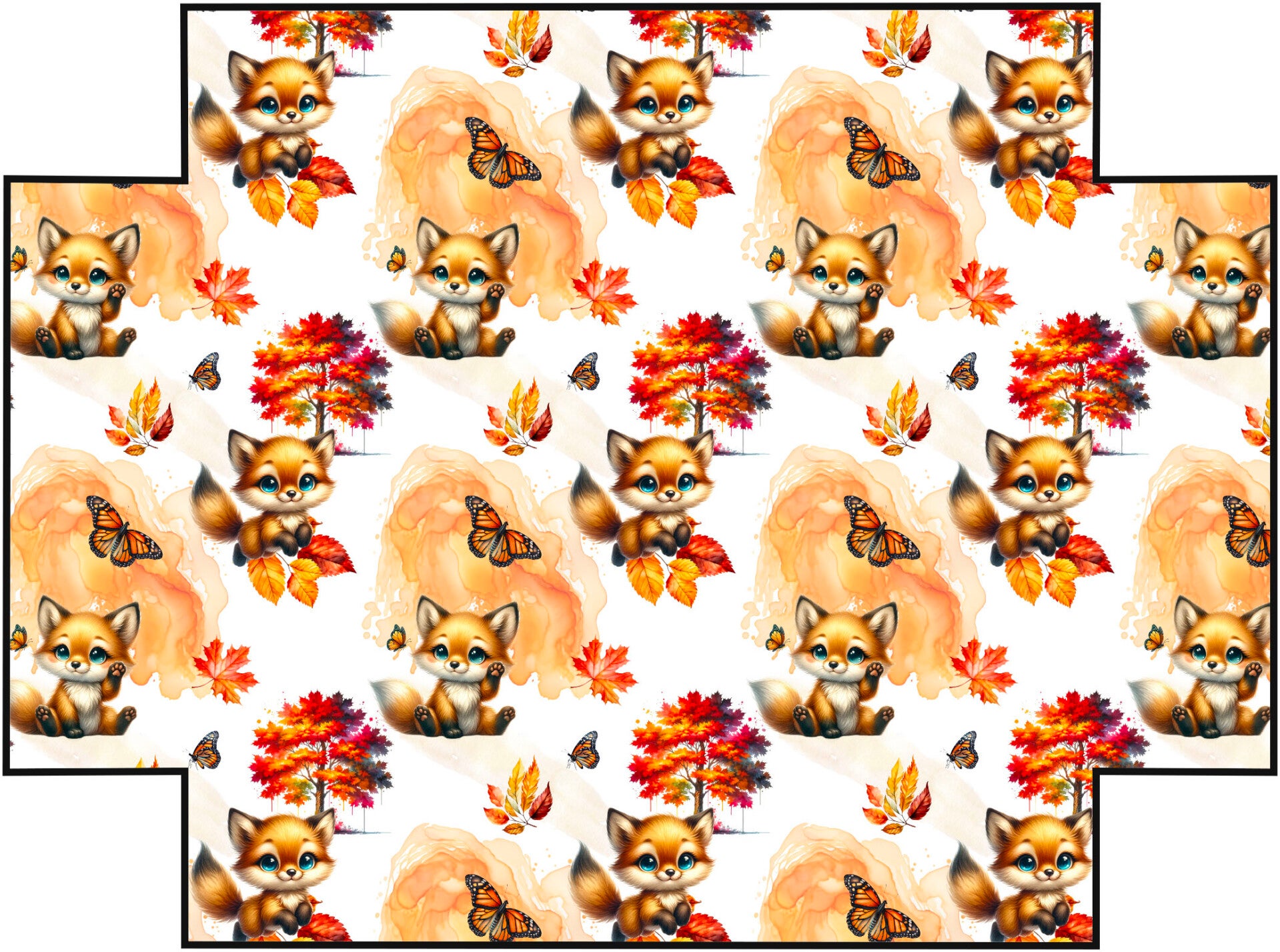 Panneau trousse de toilette Maple Fox EN STOCK