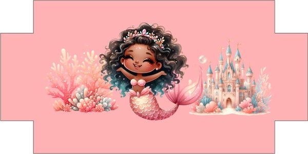 Panneau trousse d'école Sirène Noir