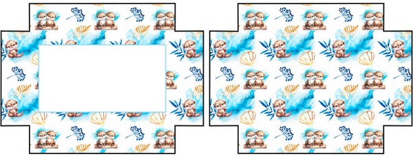 Panneau trousse de toilette Milo la Loutre EN STOCK