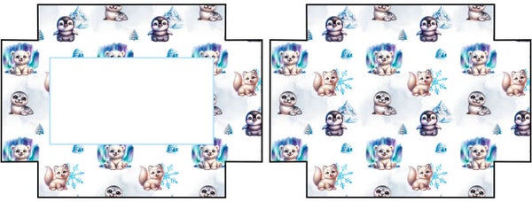Panneau trousse de toilette Snow EN STOCK