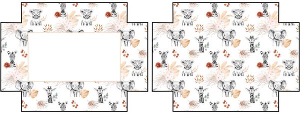 Panneau trousse de toilette Savane Boho EN STOCK