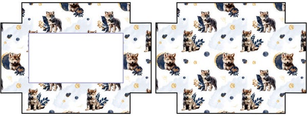 Panneau trousse de toilette Loup Abyssal EN STOCK