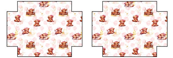Panneau trousse de toilette Rosie EN STOCK