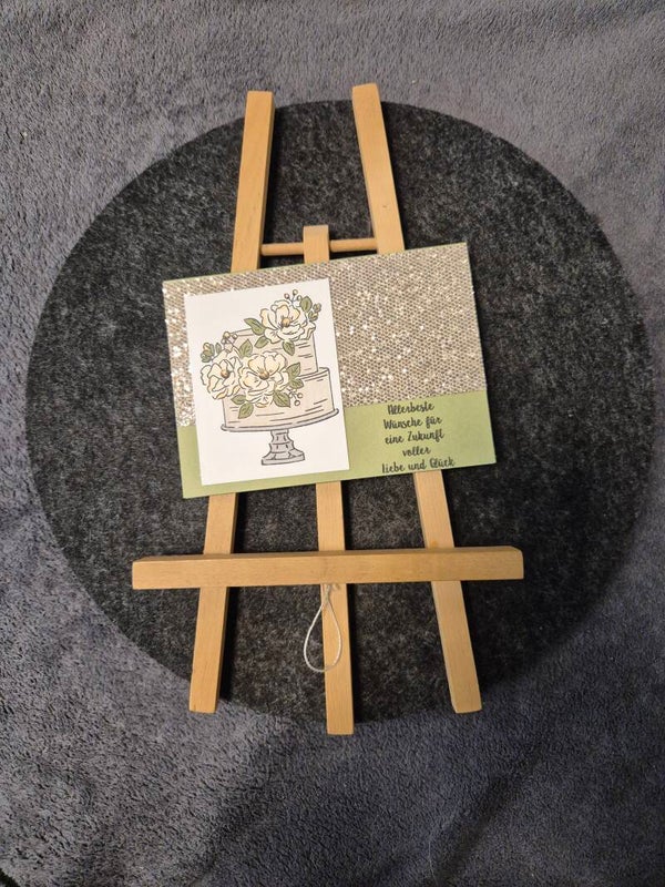 Grußkarte Hochzeitstorte