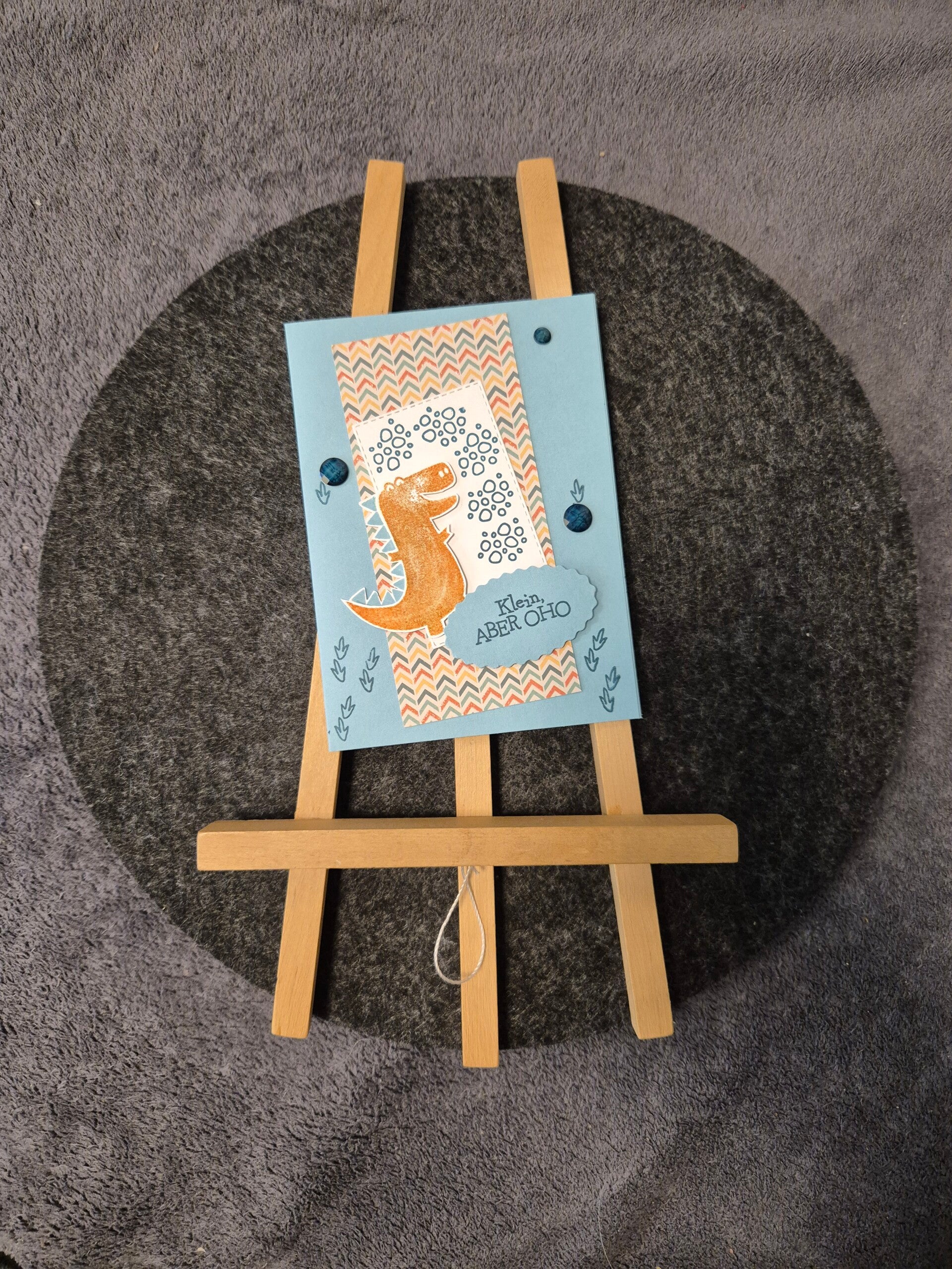 Grußkarte Dino Junge