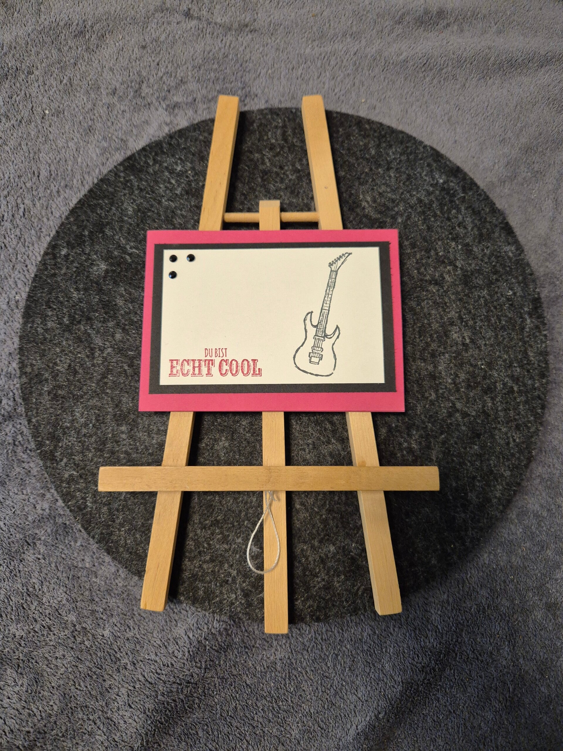 Grußkarte Geburtstag pink