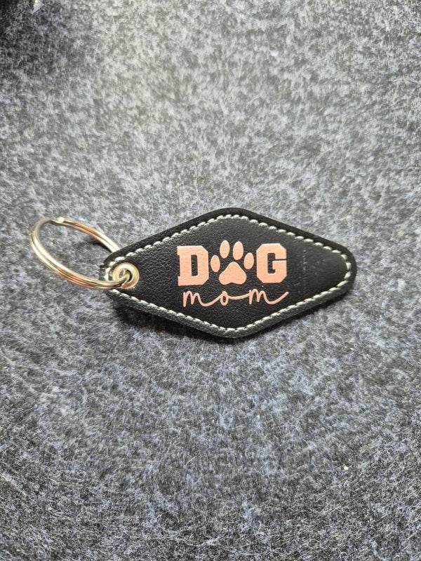 Leder Schlüsselanhänger  Dog mum