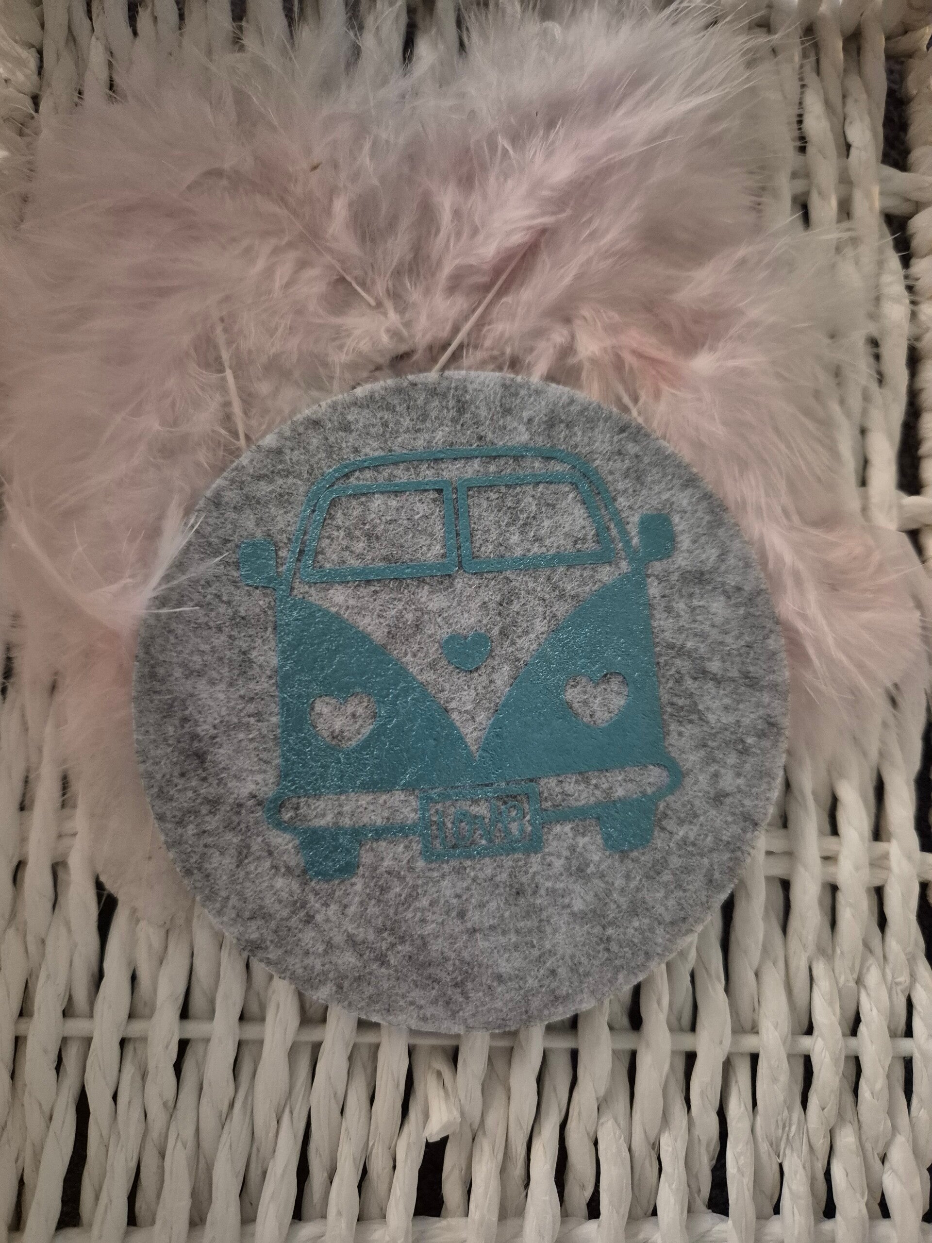 Filzuntersetzer VW Bus