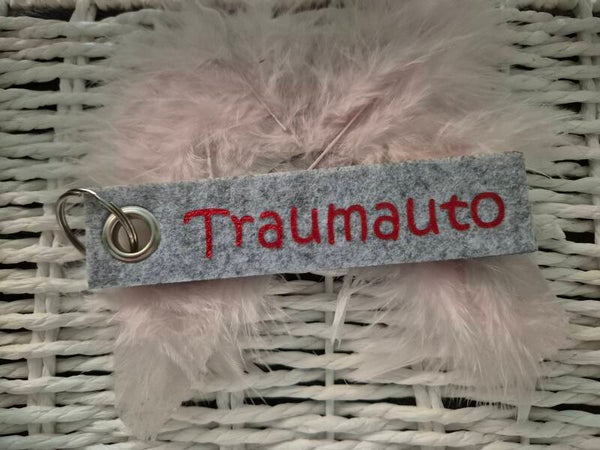 Filz Schlüsselanhänger Traumauto