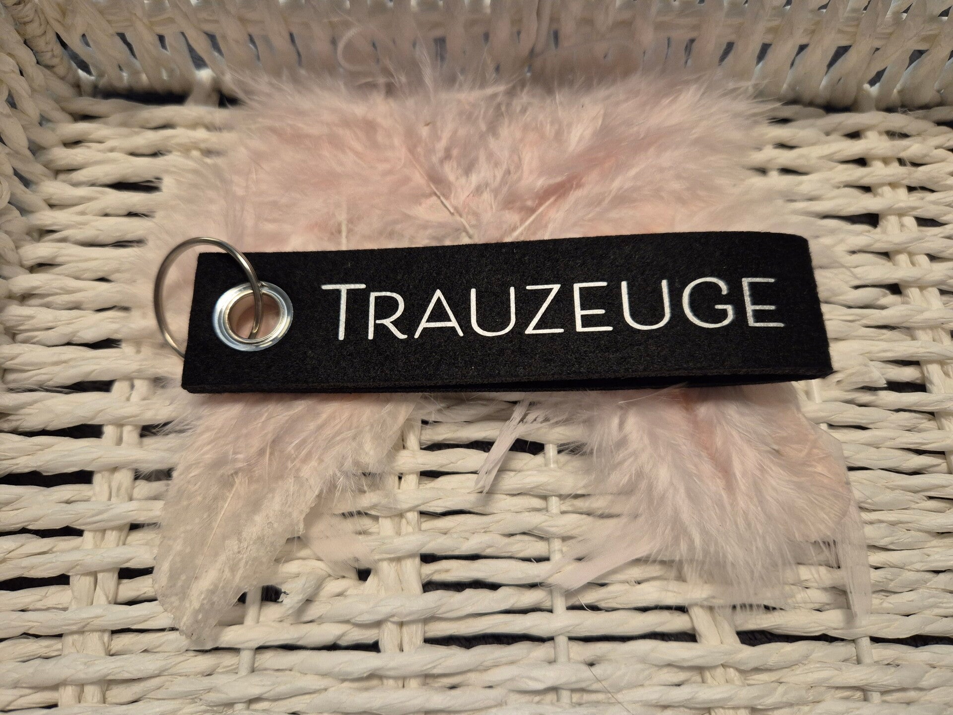 Filz Schlüsselanhänger Trauzeuge