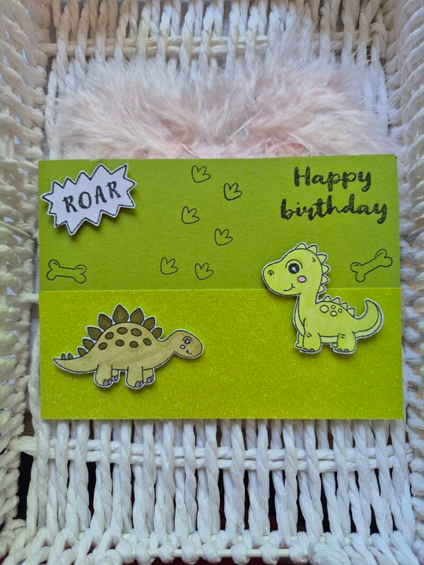 Geburtstagskarte Dino Party