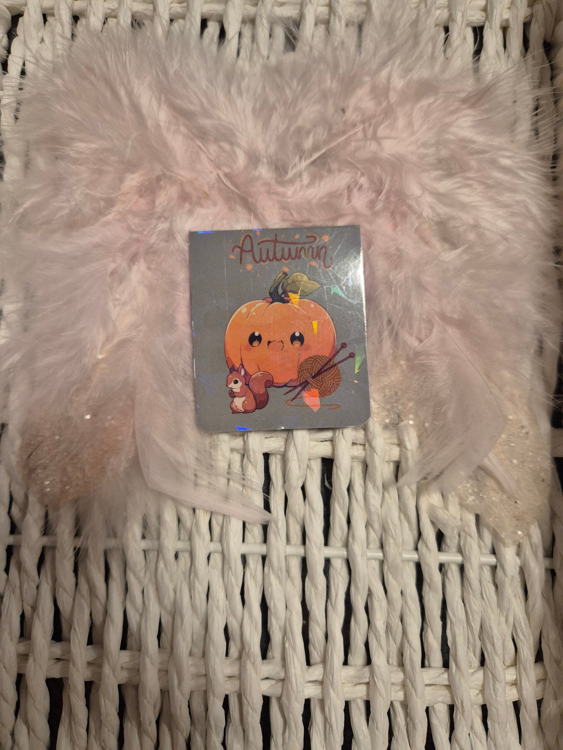 Magnetlesezeichen Kürbis