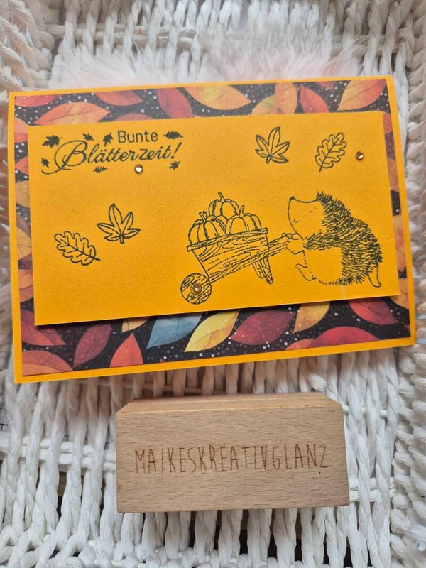 Grußkarte Herbst