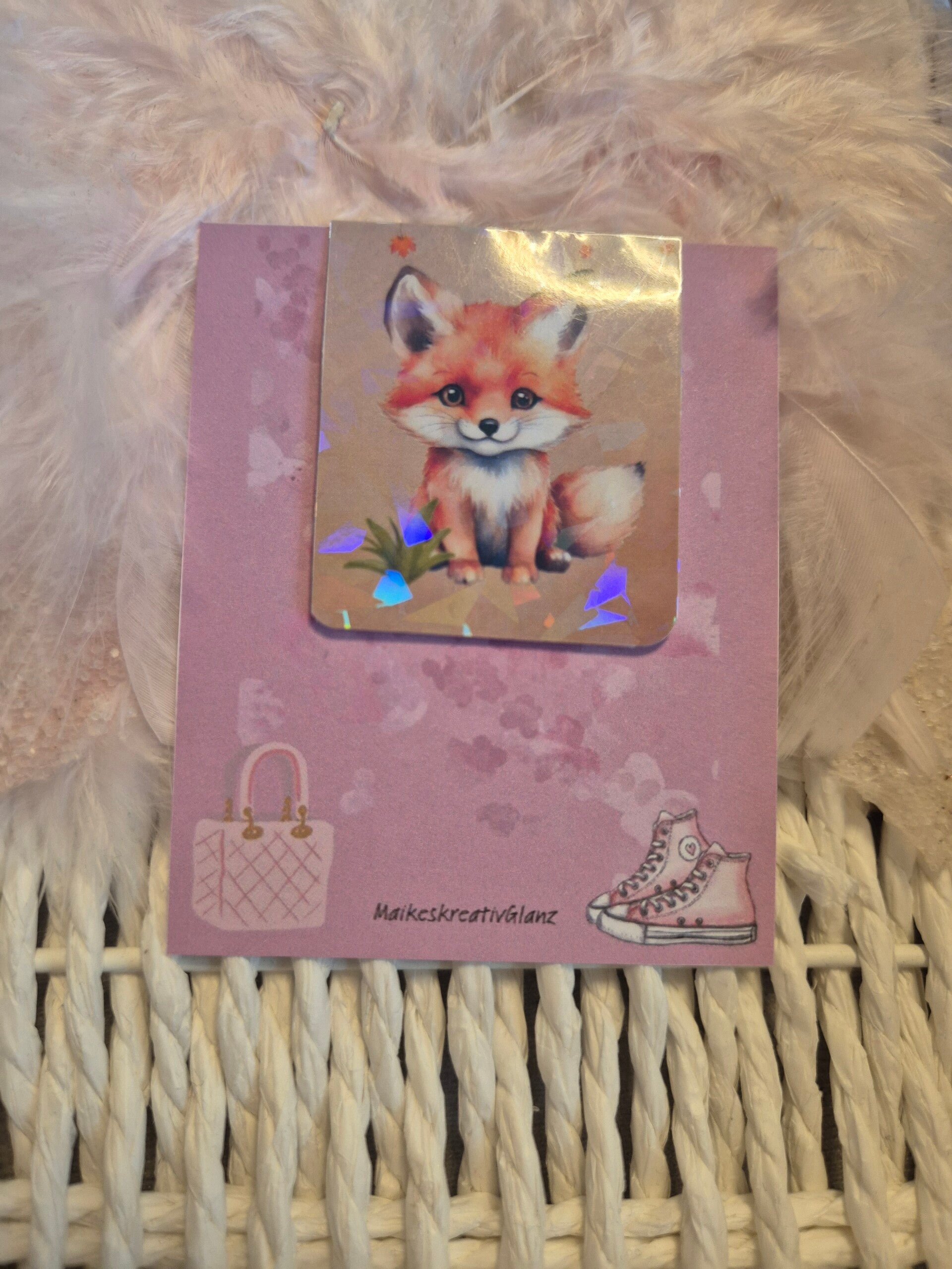 Magnetlesezeichen Herbst Fuchs