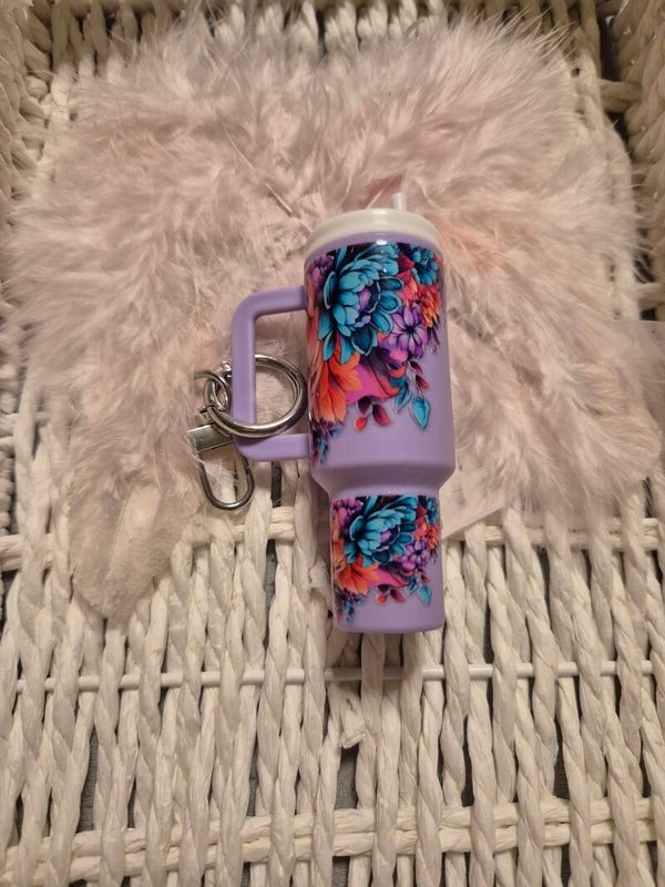 Mini Tumbler Schlüsselanhänger  Flower Kolibri