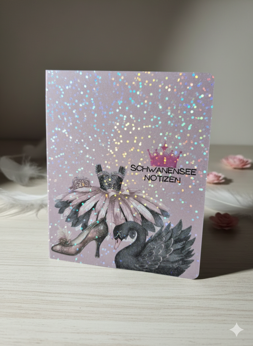 Notizzettelblock Schwanensee