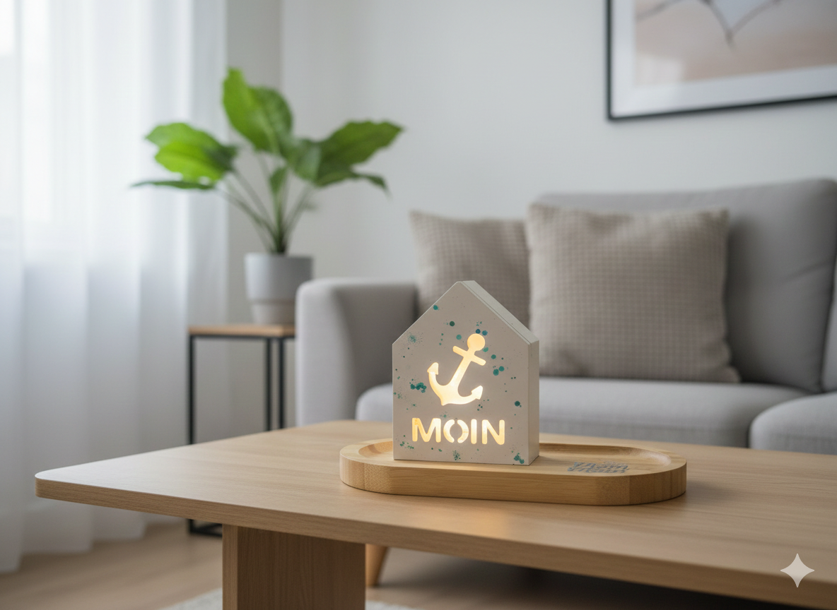 Bambus Tablet mit Kera kraft Haus