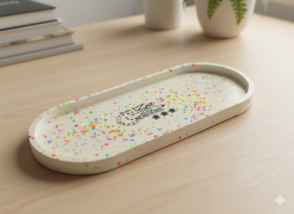 Kera Kraft Tablett Konfetti