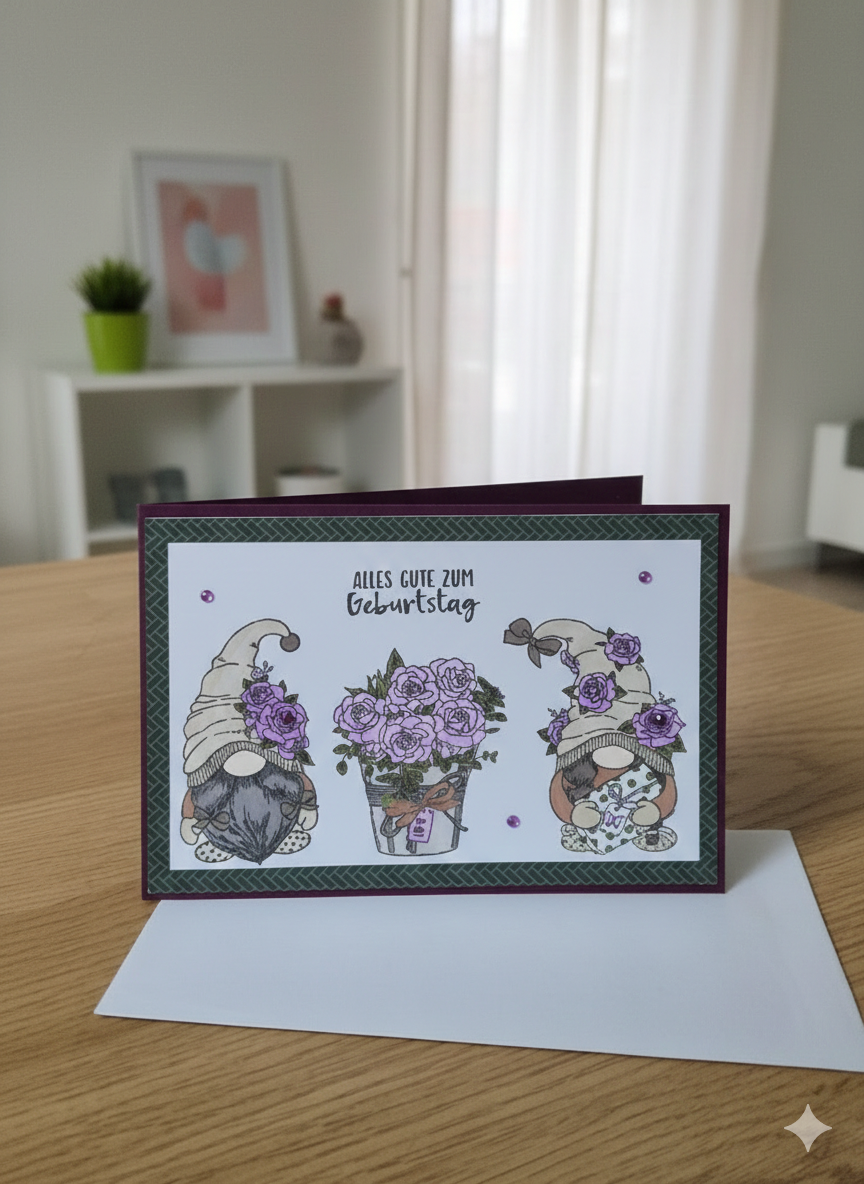 Wichtelkarte zum Geburtstag