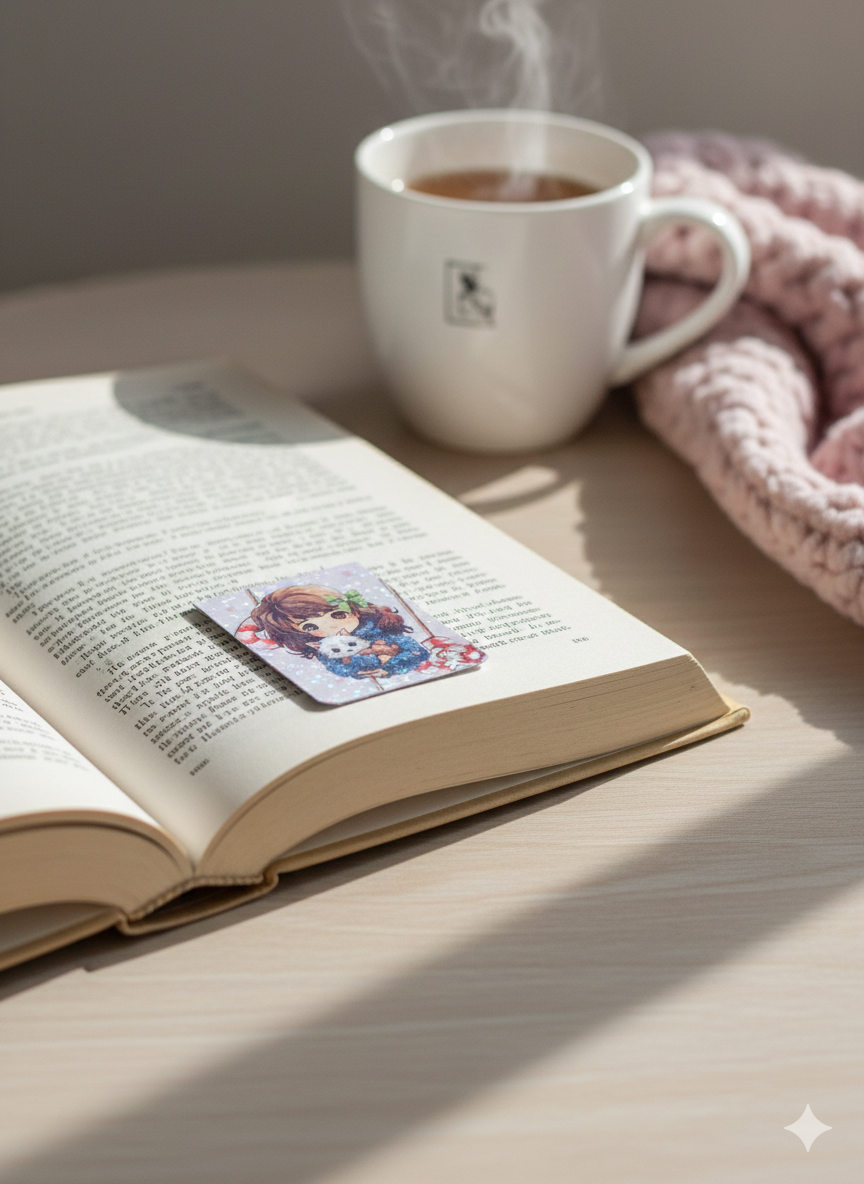 Magnetlesezeichen Herz lolly Mädchen