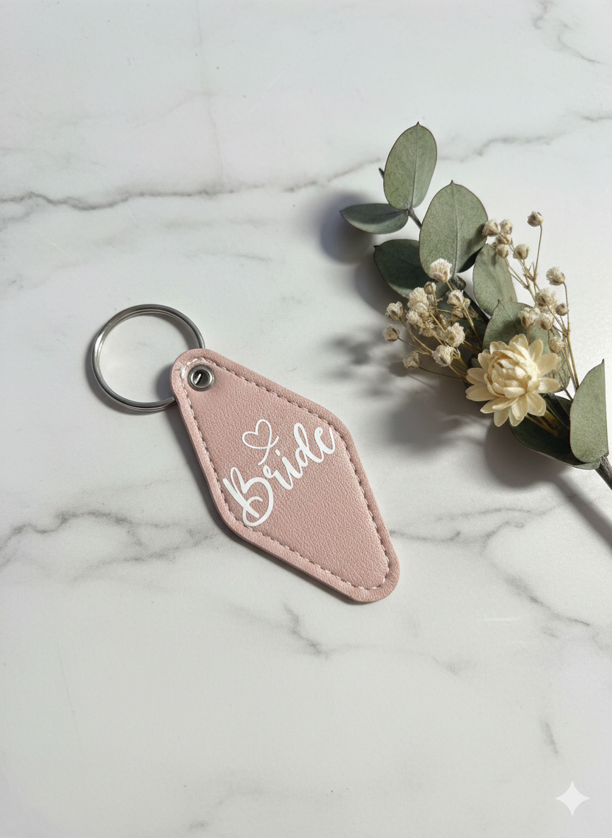 Leder schlüsselanhänger