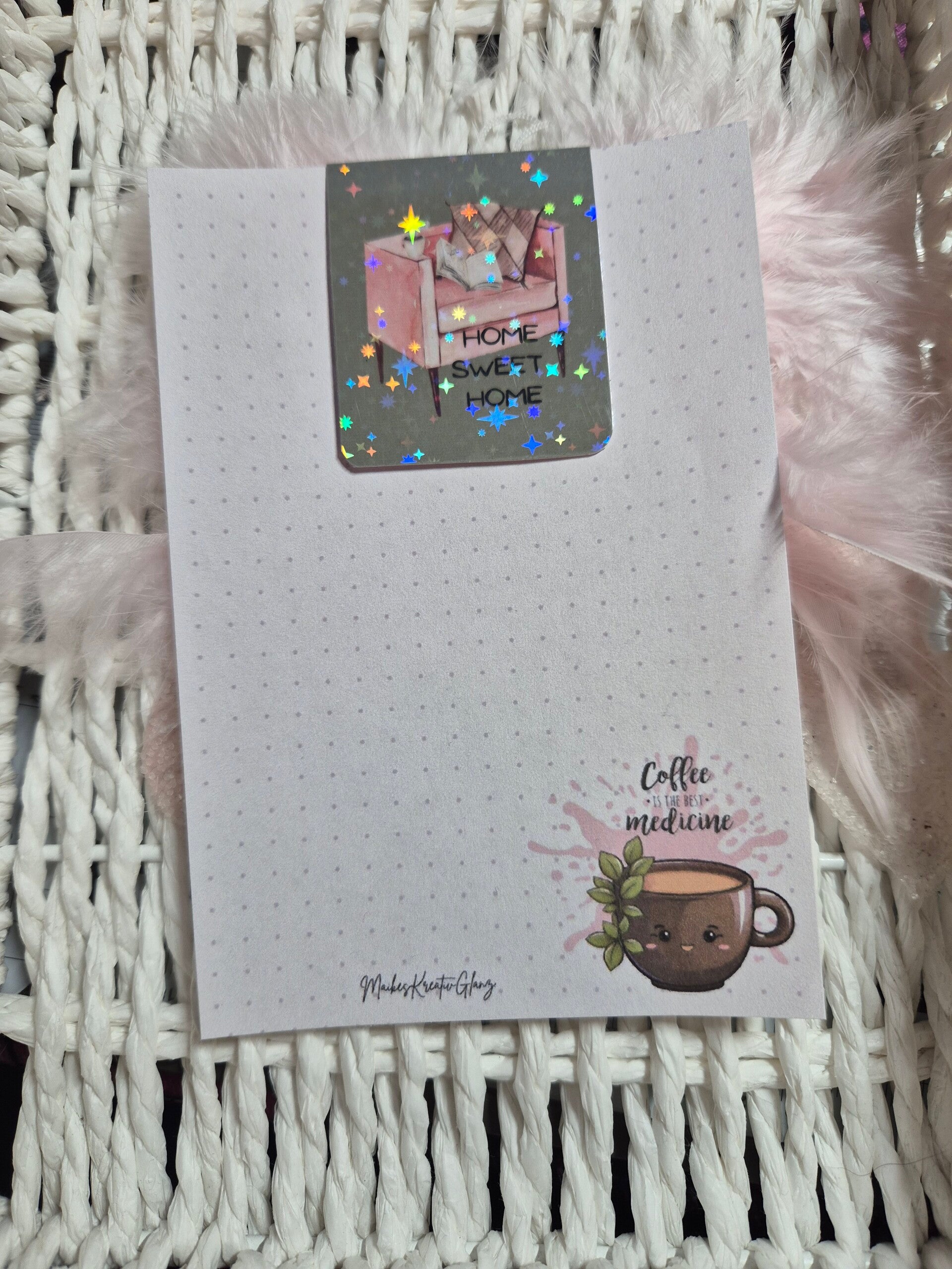 Magnetlesezeichen Home sweet Home