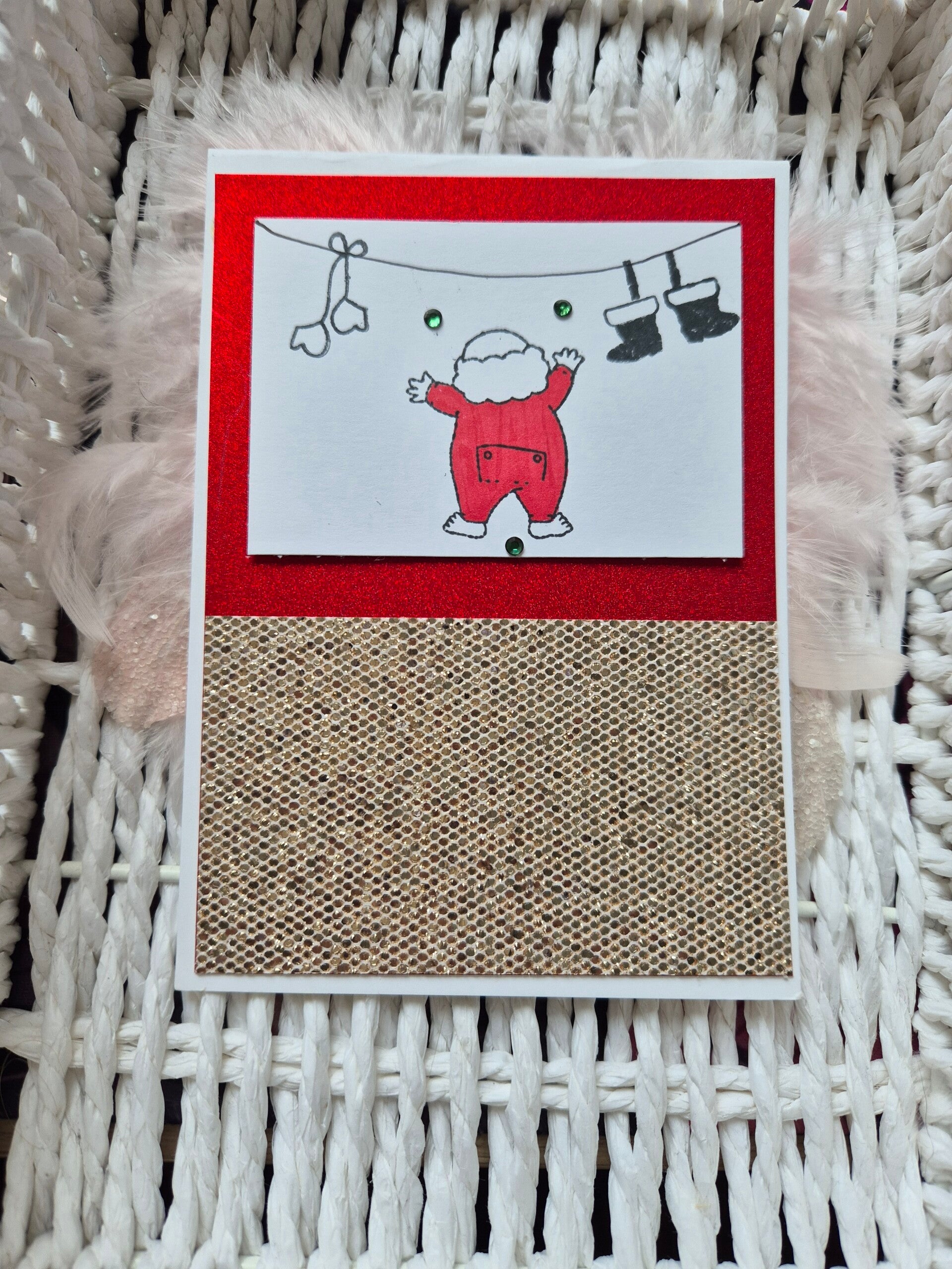 Weihnachtskarte Weihnachtsmann