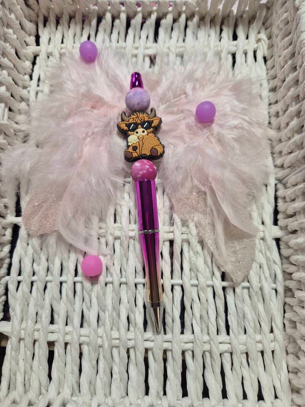 Kugelschreiber Kuh mit Eis